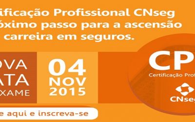 Inscrições abertas para a Certificação Profissional CNseg