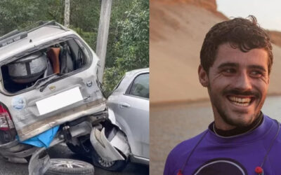 Campeão de Surfe sofre grave acidente e perde veículo por não ter Seguro