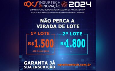 CQCS Insurtech & Inovação 2024: últimos dias para aproveitar o ingresso com valor promocional