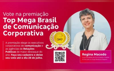 Regina Macedo, Superintendente de Comunicação da Bradesco Seguros, concorre a prêmio de comunicação corporativa